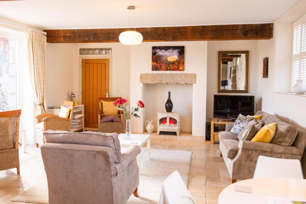 Higher Weddicott Barn Holiday Cottage - Self Catering Chagford Ngoại thất bức ảnh